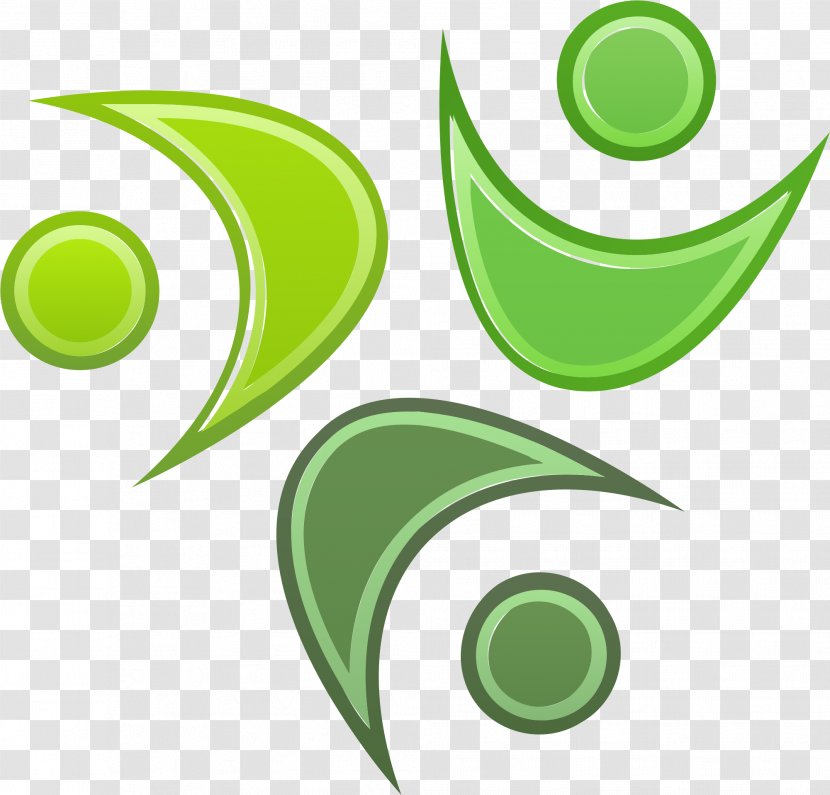 Green Leaf Logo Plant Circle - Symbol Transparent PNG