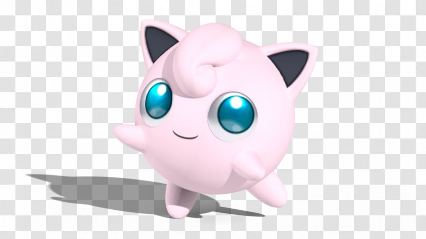 Super Smash Bros. For Nintendo 3DS And Wii U Jigglypuff Clip Art Pig - Tail Transparent PNG