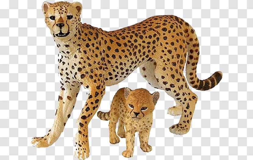 Cheetah Leopard Felidae Lion Papo - Toy Transparent PNG