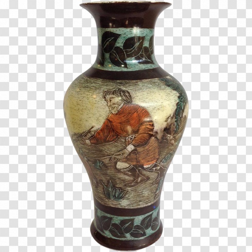 Vase Ceramic Pottery Urn Transparent PNG