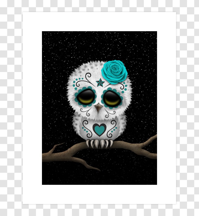 Calavera Day Of The Dead Owl Puppy Skull Transparent PNG