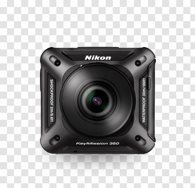 Action Camera Nikon KeyMission 360 4K Resolution Immersive Video - Hardware Transparent PNG