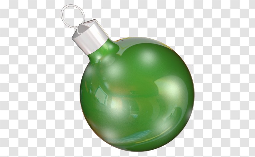 Christmas Ornament Green Liquid - Sphere 03 Transparent PNG