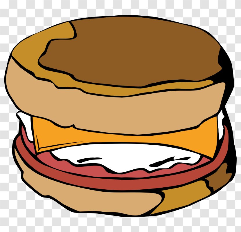 Breakfast Sandwich Egg Bacon, And Cheese Fried - Smile - Free Pictures Of Foods Transparent PNG