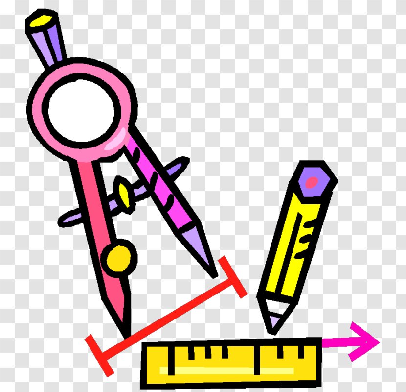 Compass Ruler School Geometry Clip Art - Artwork Transparent PNG