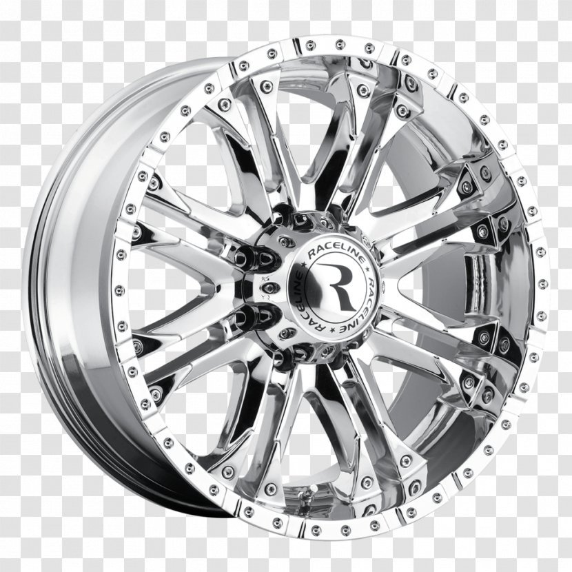 Alloy Wheel Rim Tire Custom - Black And White - Personalized Summer Discount Transparent PNG