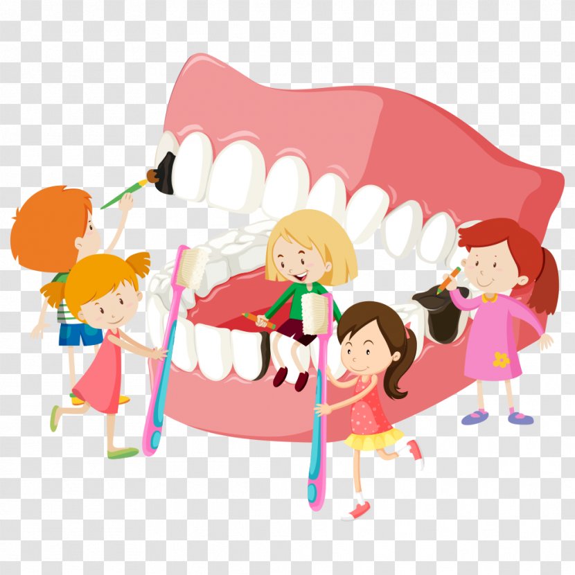 Drawing Royalty-free Illustration - Tree - Cleaning Teeth Transparent PNG