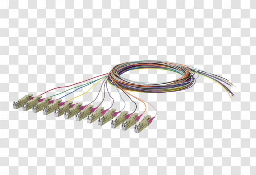 Electrical Cable Fanout Patch Optical Fiber Termination - Network Cables - Pig Tail Transparent PNG