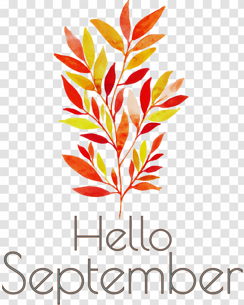 Hello September September Transparent PNG