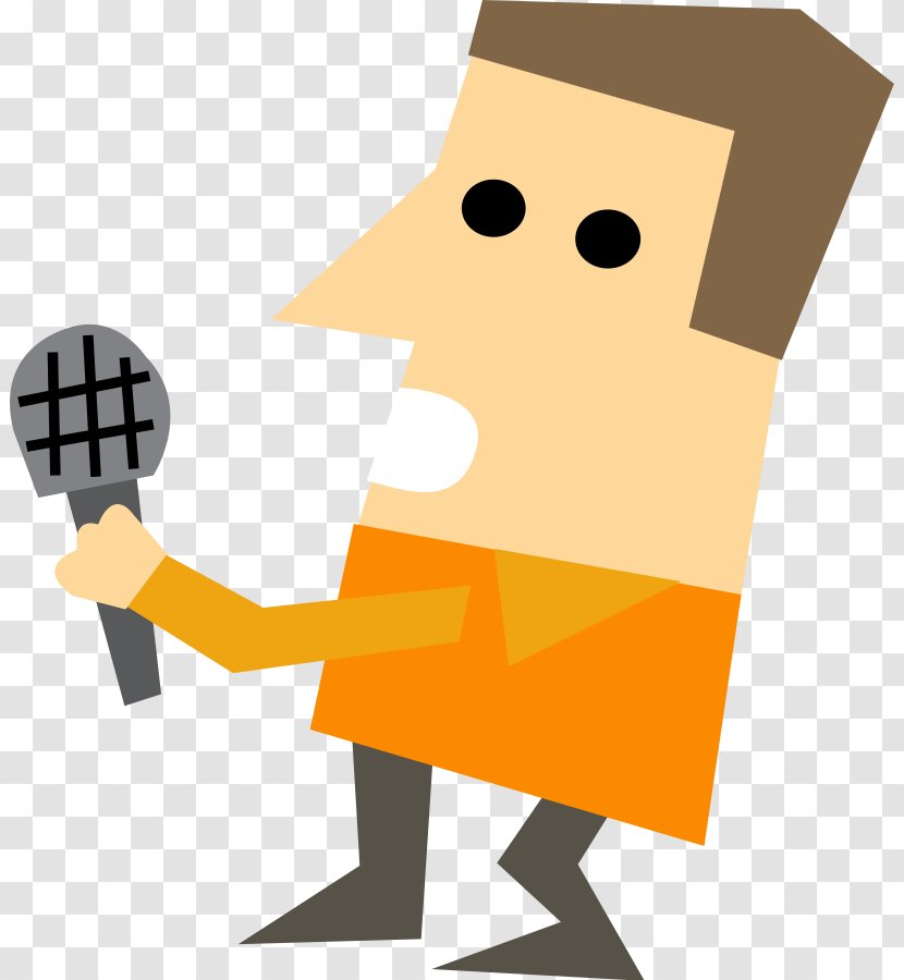 Journalist News Presenter Clip Art - Cartoon - Flat Cliparts Transparent PNG