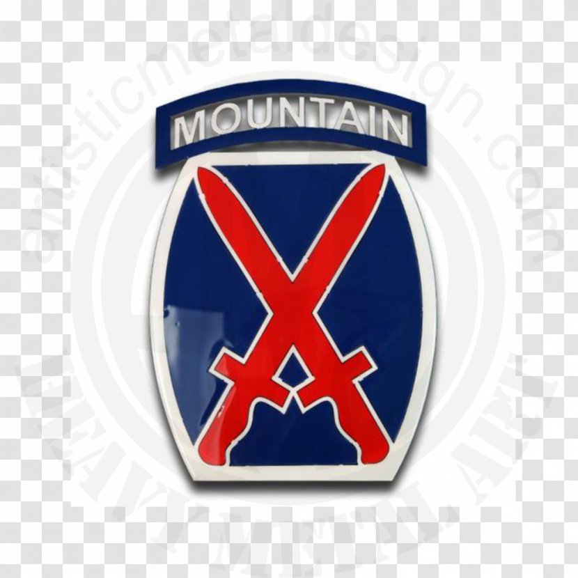 10th Mountain Division Fort Drum Combat Service Identification Badge United States Army Transparent PNG