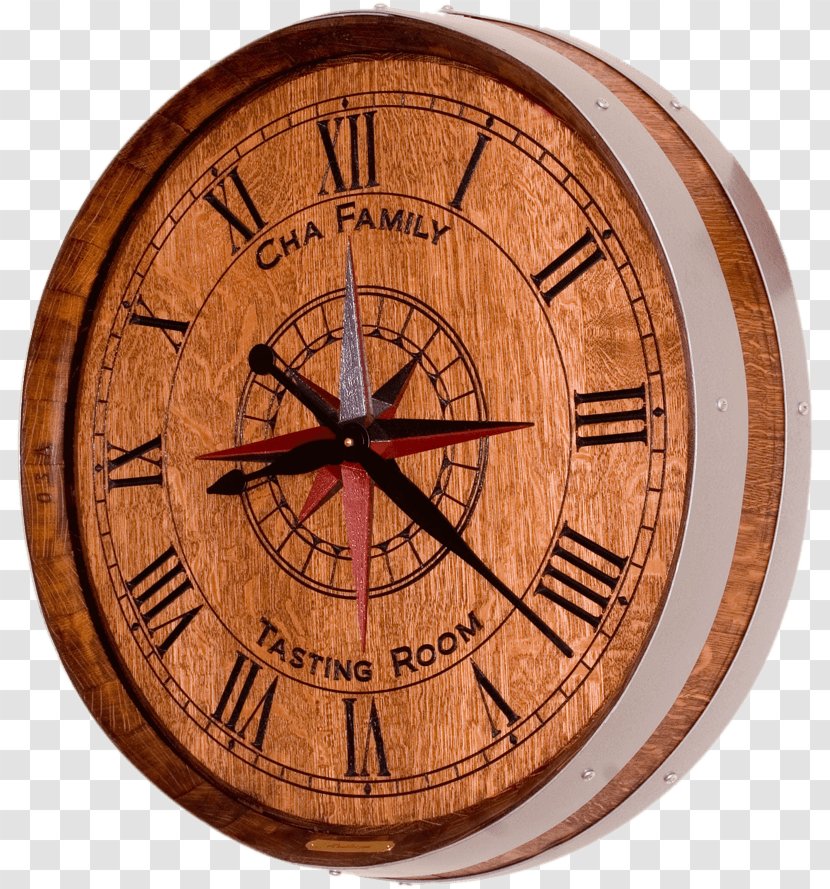 Whiskey Wine Barrel Clock Stave - Larger Than Transparent PNG