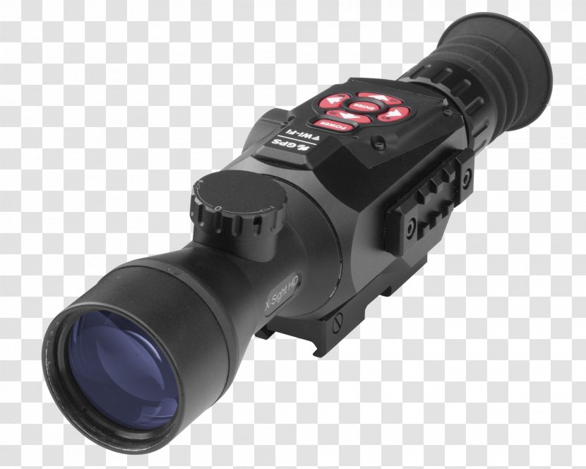 American Technologies Network Corporation Telescopic Sight High-definition Television Optics 1080p - Sights Transparent PNG
