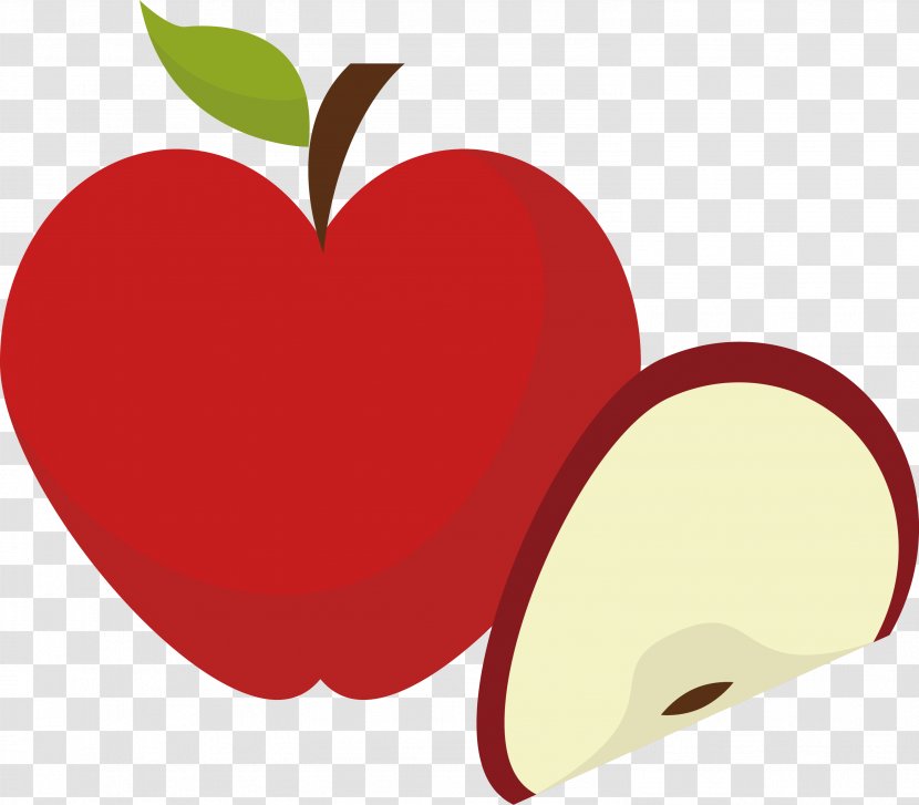 Apple - Love - Sliced Apples Transparent PNG