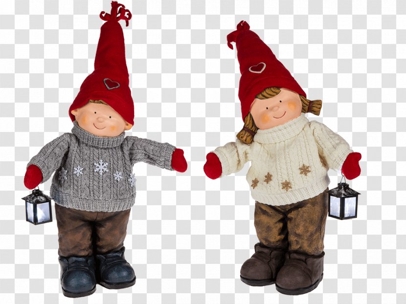 Santa Claus Garden Gnome Costume Christmas Ornament Toddler - Figurine Transparent PNG