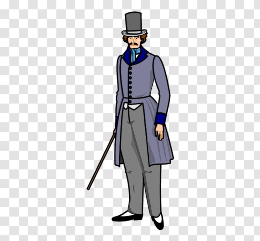 Headgear Costume Design Clip Art Uniform - Character - Victorian Men Transparent PNG