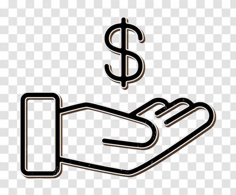Business Icon Money Dollar - Logo Text Transparent PNG