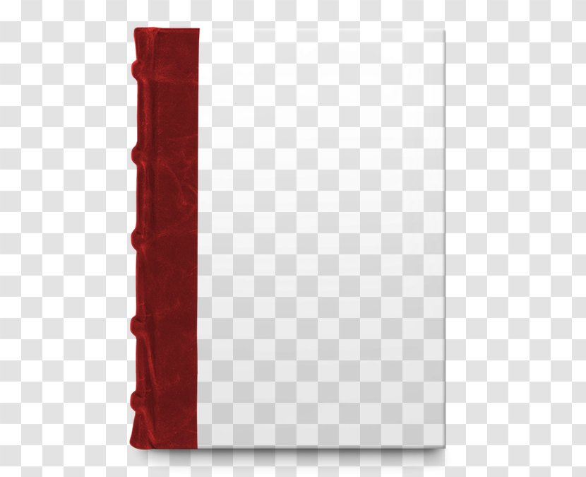 Paper Hardcover Notebook Recipe - Red - Book Binding Transparent PNG