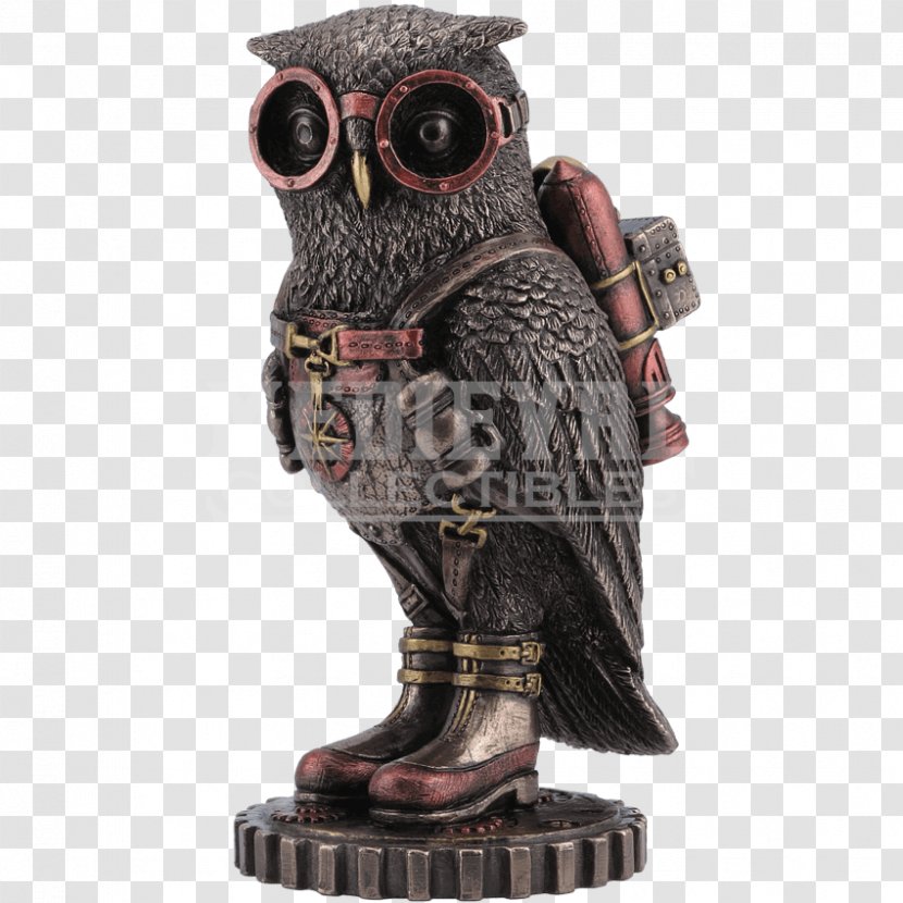 Statue Owl Bronze Sculpture Figurine Transparent PNG