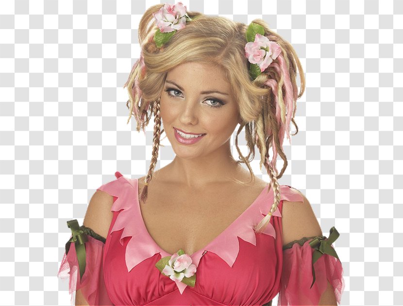 Costume Party Wig Halloween Fairy - Heart Transparent PNG