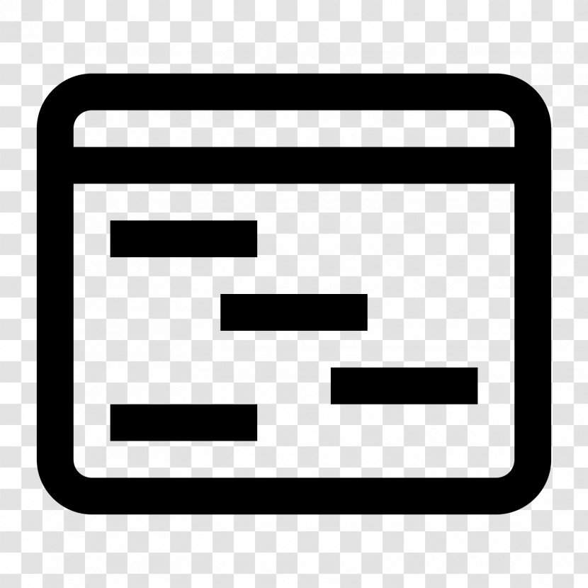 Rectangle Area Line - Symbol - Free Transparent PNG
