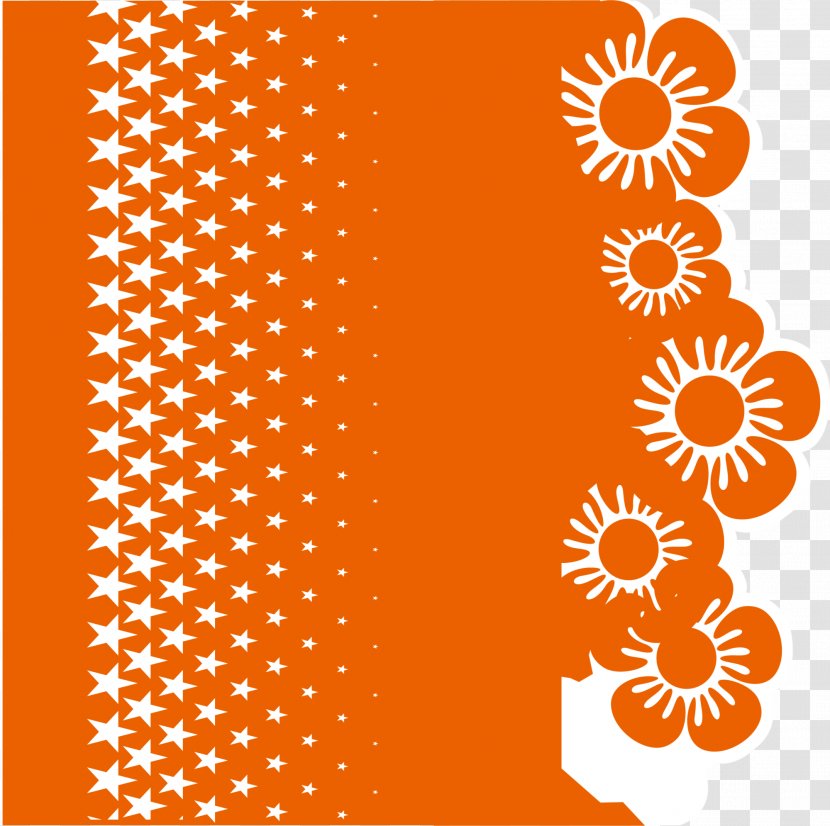 Orange Flower - Artworks - Background Transparent PNG