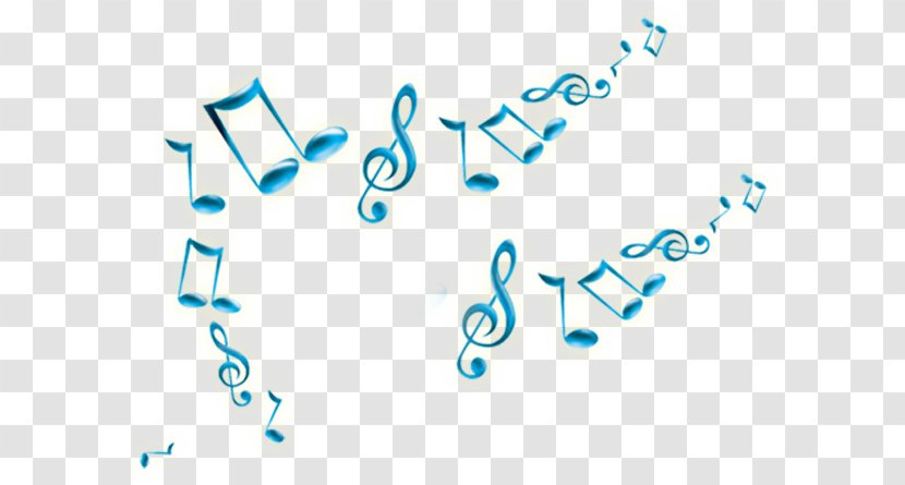 Blue Musical Note - Silhouette - Notes Creative Transparent PNG