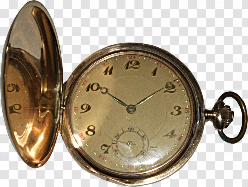 Metal Watch - Clock - Brass Transparent PNG