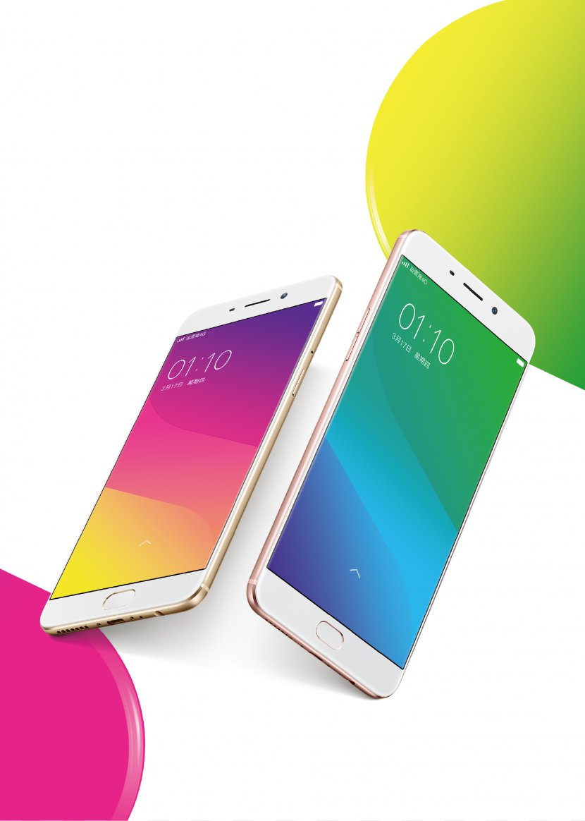 OPPO R7 R9 Digital Android Smartphone - Mobile Phone - Design Transparent PNG