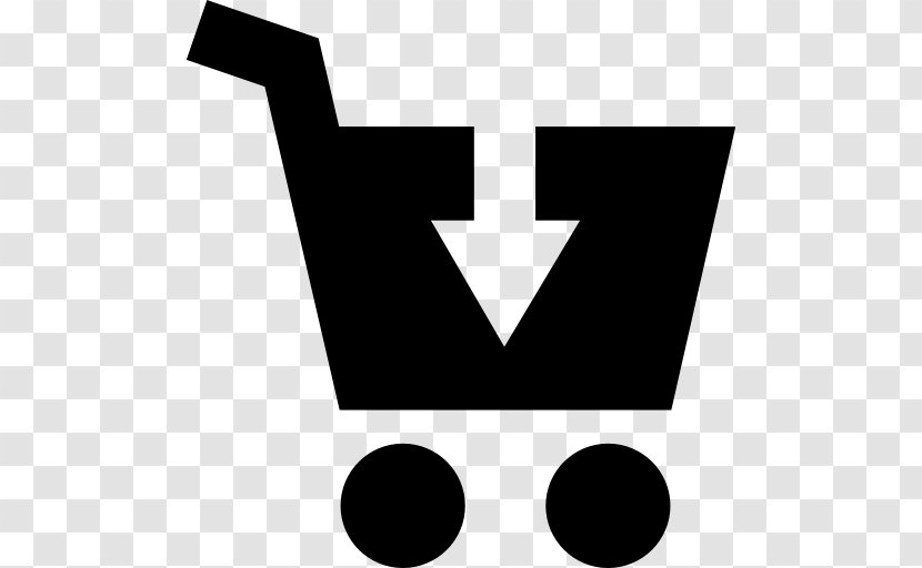 Animation - Shopping Cart - Black And White Transparent PNG