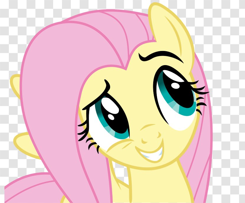 Fluttershy Applejack Rainbow Dash Rarity Twilight Sparkle - Cartoon - Face Transparent PNG