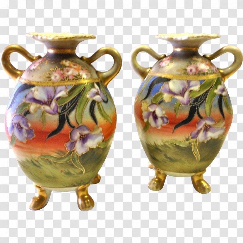Vase Ceramic Pottery Urn - Porcelain Transparent PNG