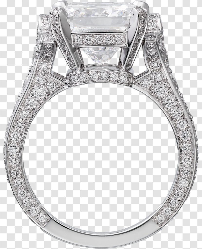 Ring Platinum Jewellery Diamond Brilliant - Carat Transparent PNG