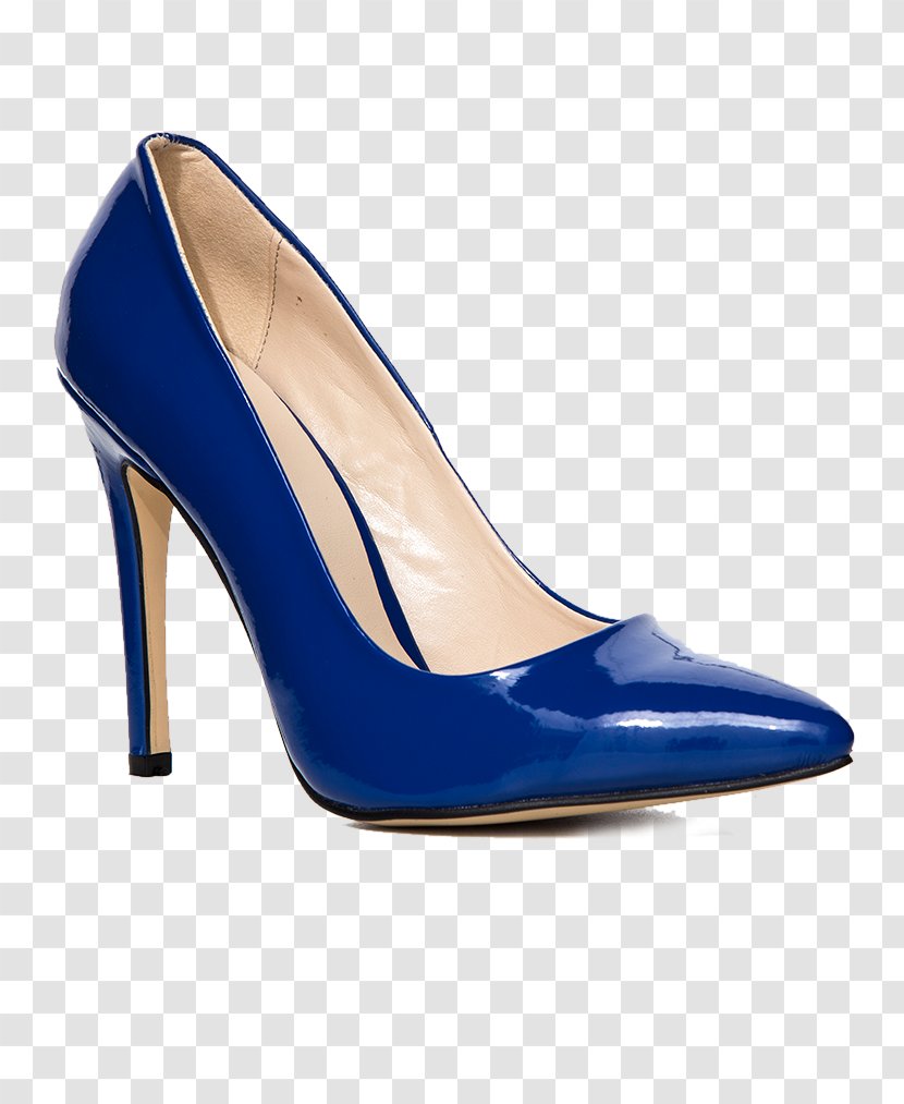 Blue Court Shoe Heel Clothing Accessories - Dress Transparent PNG