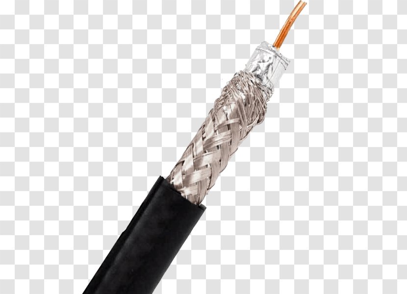 RG-6 Coaxial Cable RG-59 Electrical American Wire Gauge - Electronics Accessory - Bnc Connector Transparent PNG