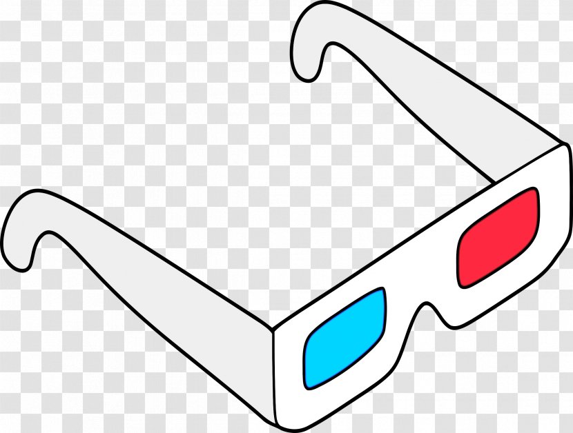 Glasses Polarized 3D System Anaglyph Clip Art - Material Transparent PNG