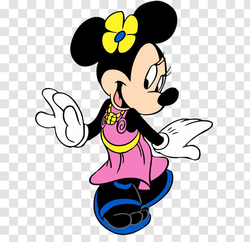 Minnie Mouse Mickey Daisy Duck Clip Art - Flower Transparent PNG