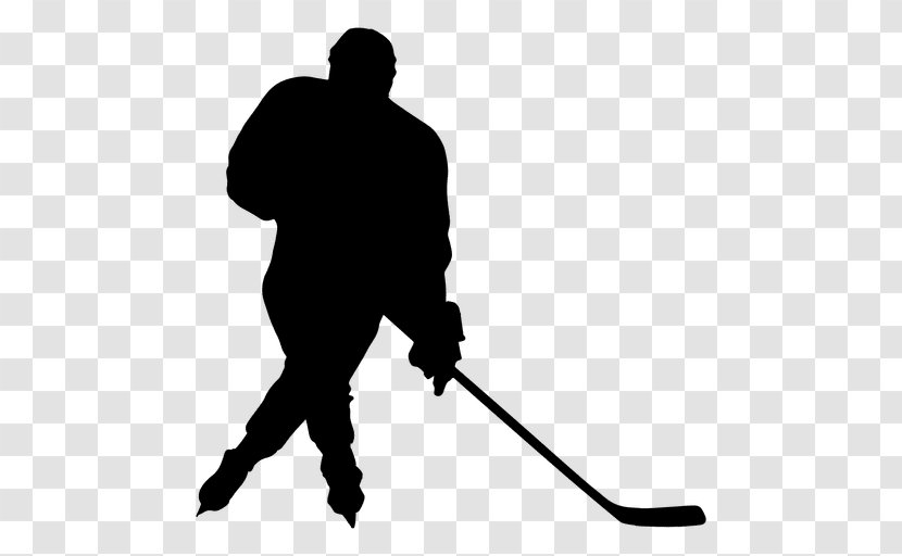 Silhouette Ice Hockey Sport Transparent PNG