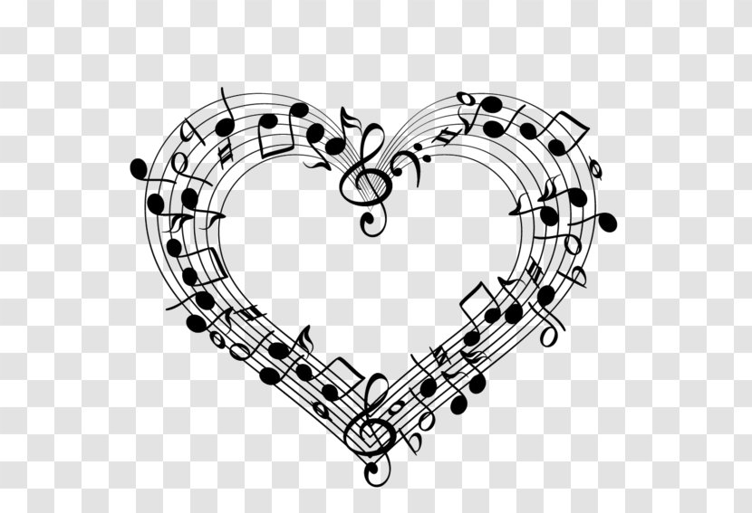 Musical Note Cartoon - Heart Transparent PNG