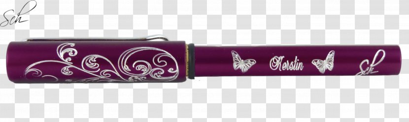Lamy Writing Implement Lipstick Fountain Pen Lip Gloss - Purple - Gravure Transparent PNG