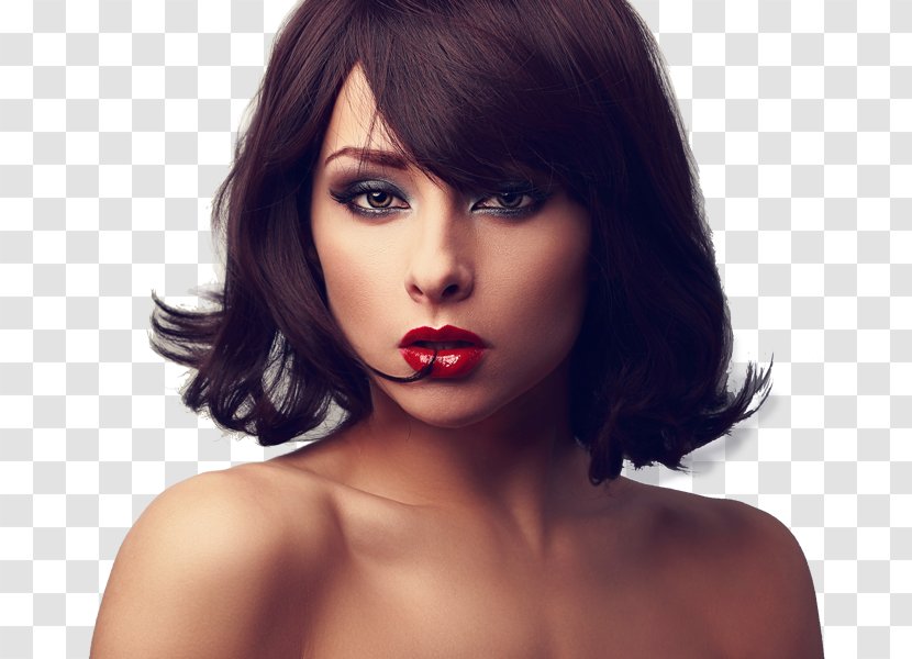Hairstyle Bob Cut Face Updo Fashion - Eyebrow Transparent PNG