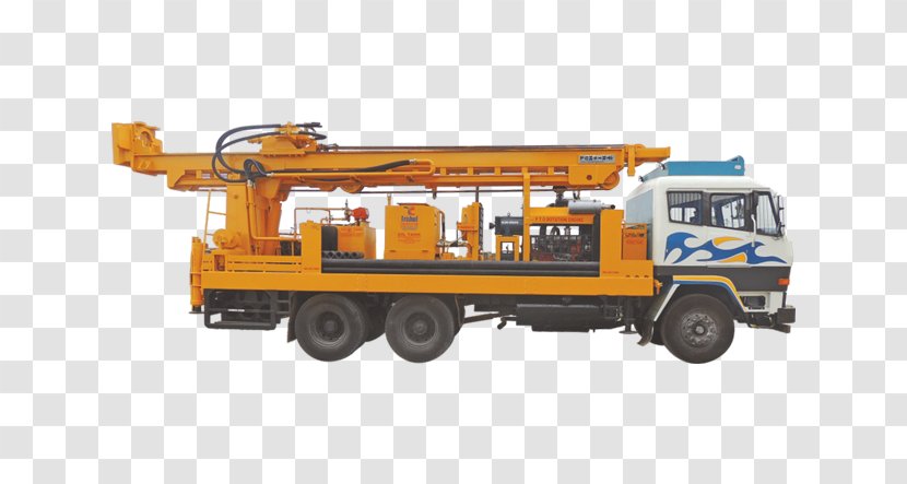 Machine Crane Drilling Rig Down-the-hole Drill - Vehicle Transparent PNG