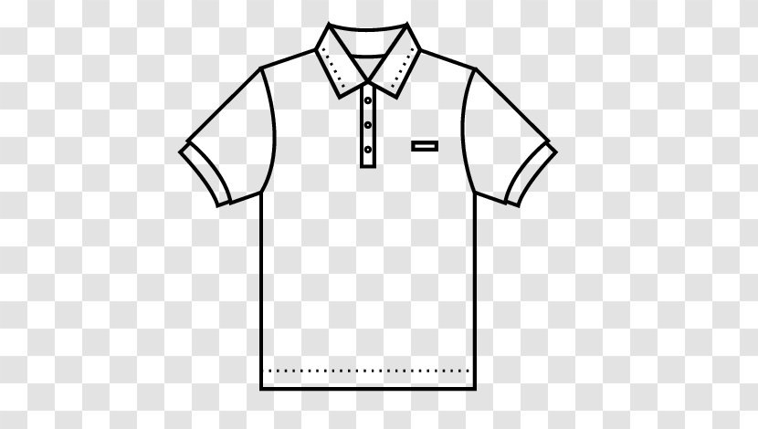 T-shirt Polo Shirt Ralph Lauren Corporation Clip Art - Black Transparent PNG