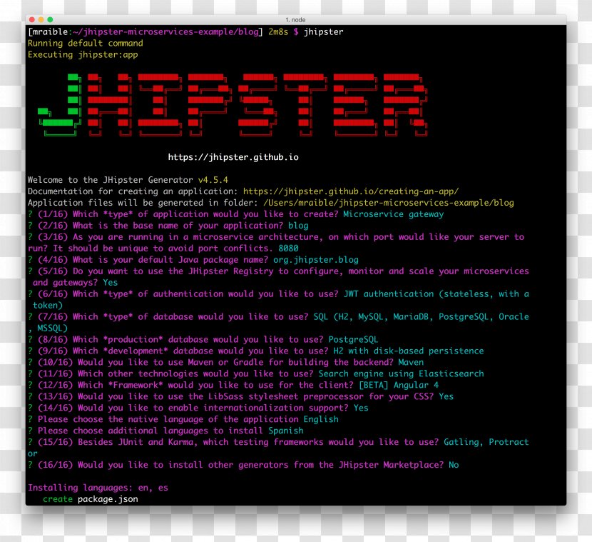 Microservices JHipster Software Deployment Build Java - Spring Framework - Poster Transparent PNG