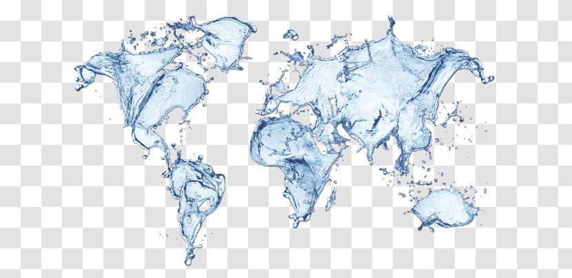 World Map Globe Stock Photography - Water Transparent PNG