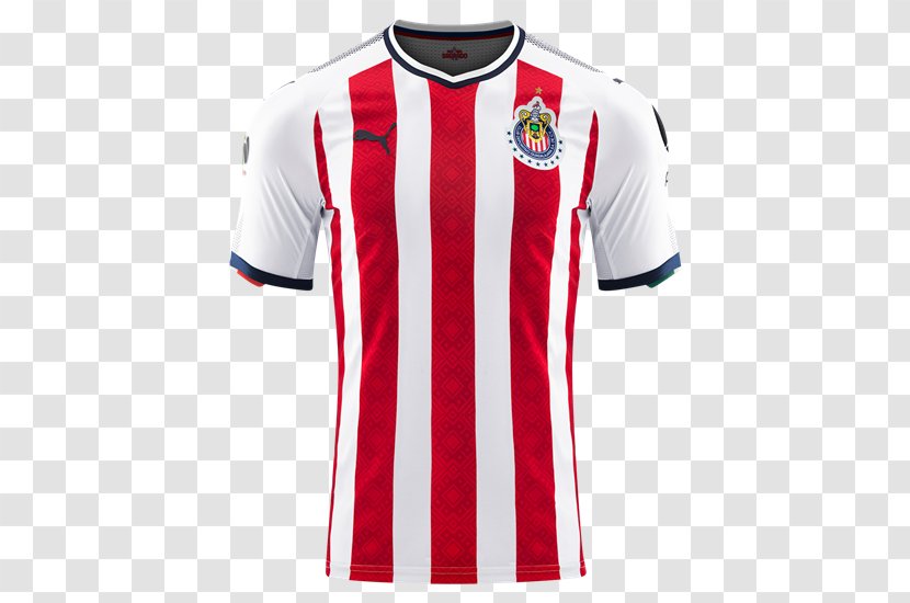 C.D. Guadalajara 2018 World Cup Liga MX Jersey Puma - Sports Uniform - Football Transparent PNG