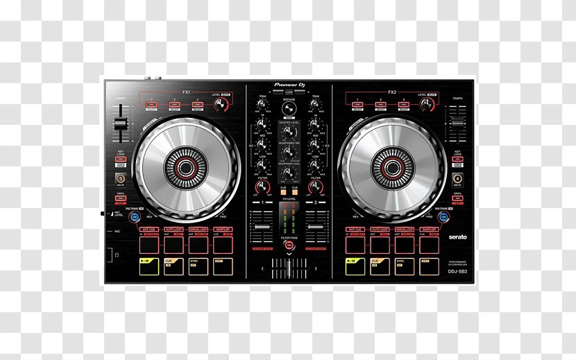 DJ Controller Disc Jockey Pioneer DDJ-SB2 Serato Audio Research - Watercolor - Cartoon Transparent PNG