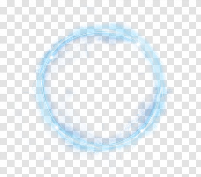 Blue Turquoise Sky Circle Font - Curly Transparent PNG