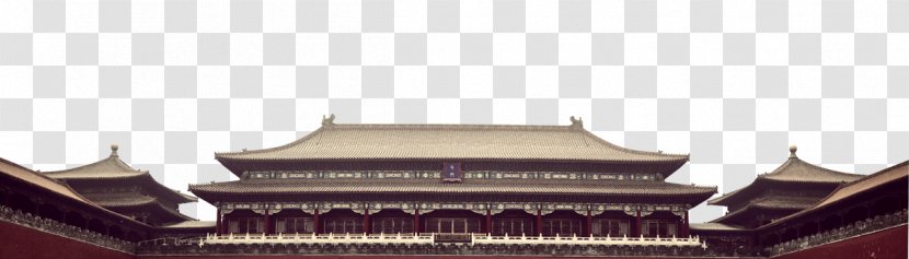 Forbidden City Tianjin Water Park Travel Building Palace - Tourist Attraction - Historic Home House Roof Transparent PNG