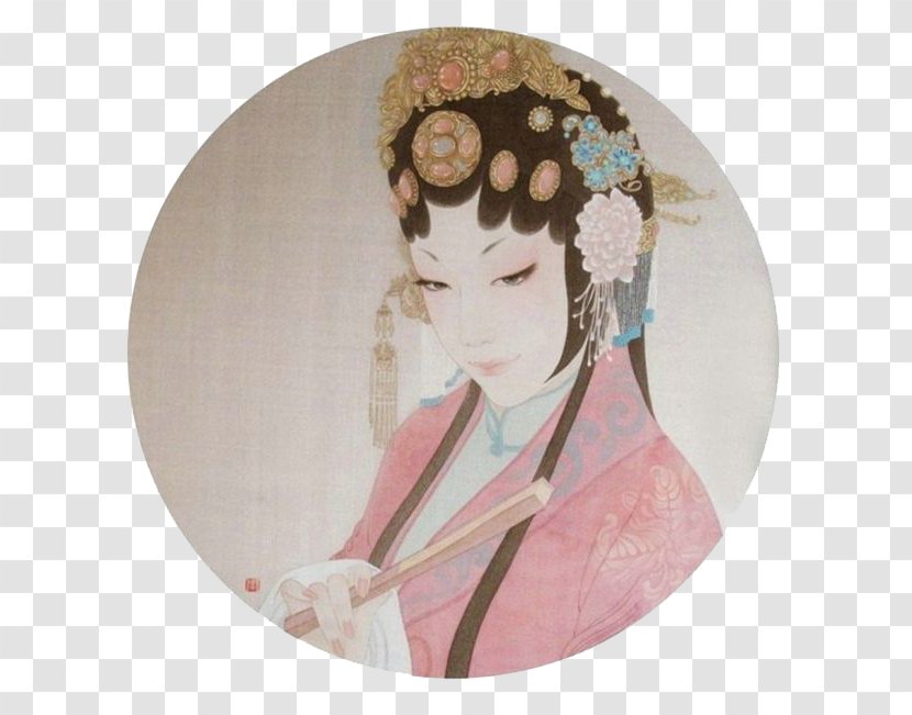 The Peony Pavilion Chinese Opera Peking Kunqu - Watercolor - Beijing Transparent PNG